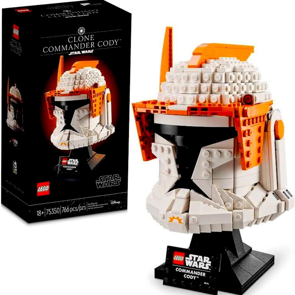Authentic LEGO Star Wars Clone Commander Cody Helmet (75350) 766 Pieces NEW